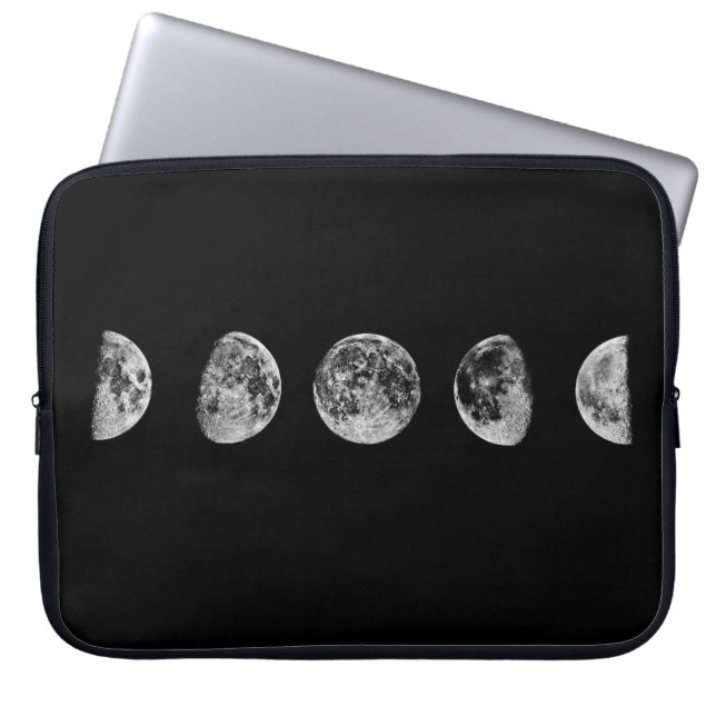 Funda de portátil Moon Phases de 15" (Frente)