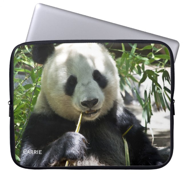 Funda de portátil Panda Bear Personalizado (Frente)