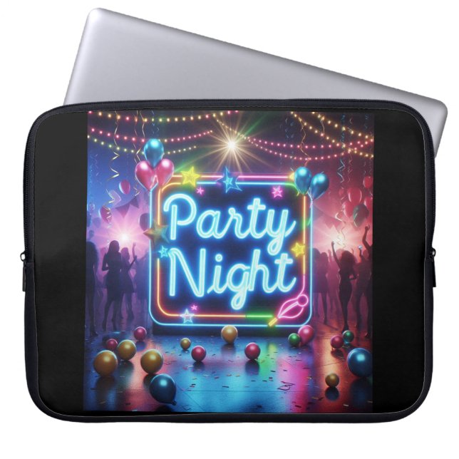 Funda de Portatil Party Night. (Frente)