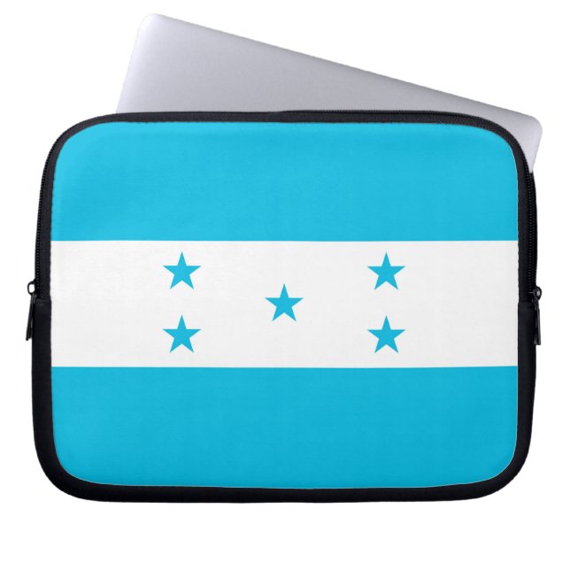 Funda de portátiles con bandera de Honduras (Frente)