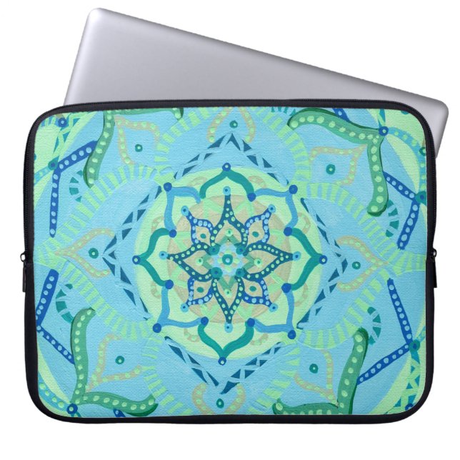Funda de portátiles Mandala (Frente)