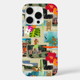 Funda de postales de época hawaiana Aloha Paradise