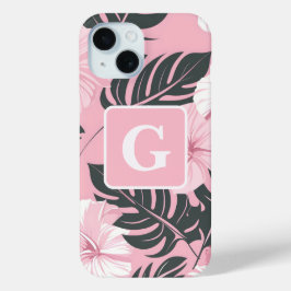 Funda de pulpa Tropical Hibiscus Monogram