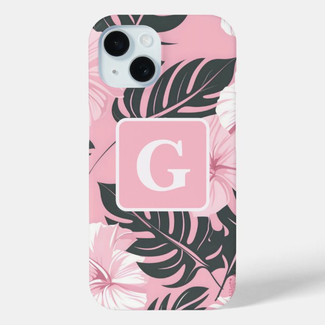 Funda de pulpa Tropical Hibiscus Monogram (Reverso )