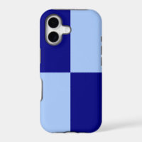 Funda de Rectángulos azul claro y oscuro para iPho