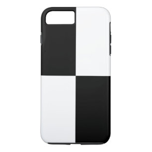 Funda de Rectángulos Negros y Blancos para iPhone
