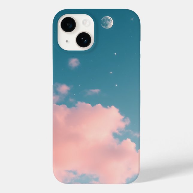 Funda de Sky and Moon Aesthetic IPhone 14 (Reverso )