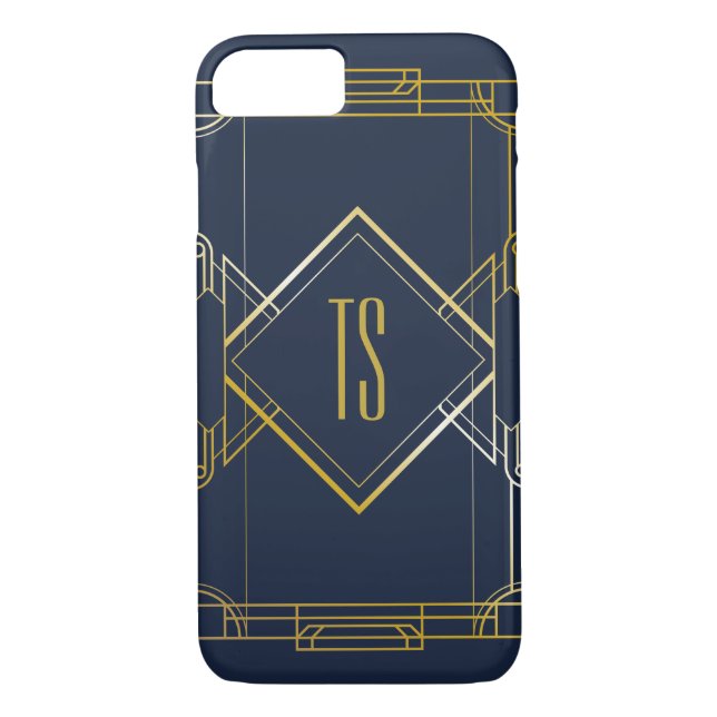 Funda de Smartphone Art Deco personalizado (Reverso)