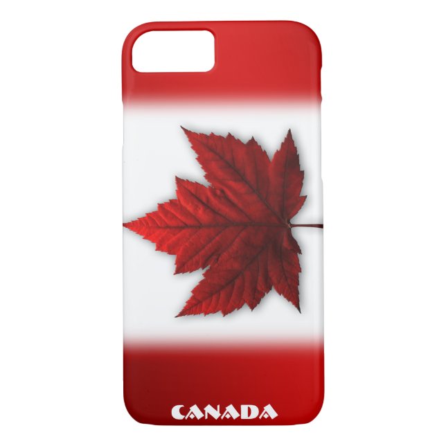 Funda de Smartphone Canadá Bandera iPhone 7 Funda  (Reverso)