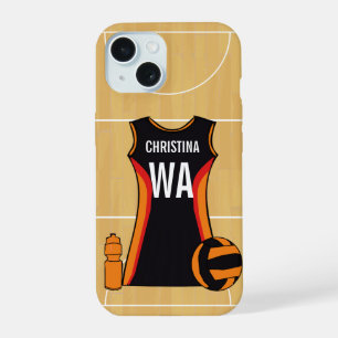 Funda de smartphone de netball personalizado