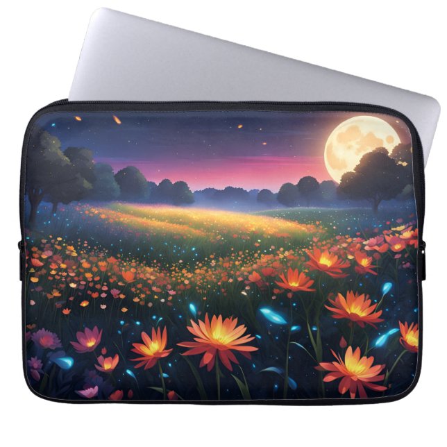 Funda de tableta de campo de flor de verano (Frente)