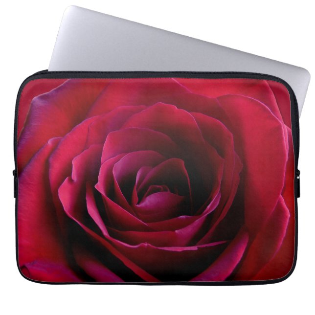 Funda de tableta Rosa romántico con funda de portá (Frente)