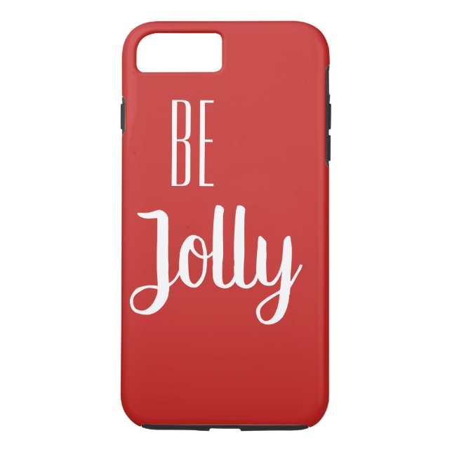 Funda de teléfono Be Jolly Navidad (Reverso)