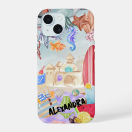 Funda de teléfono Collage de Playa, Océano y Vibra