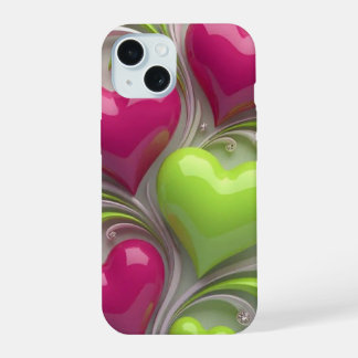 Funda de teléfono con diseño de corazón elegante –