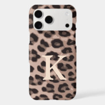 Funda de teléfono con estampado de leopardo de let