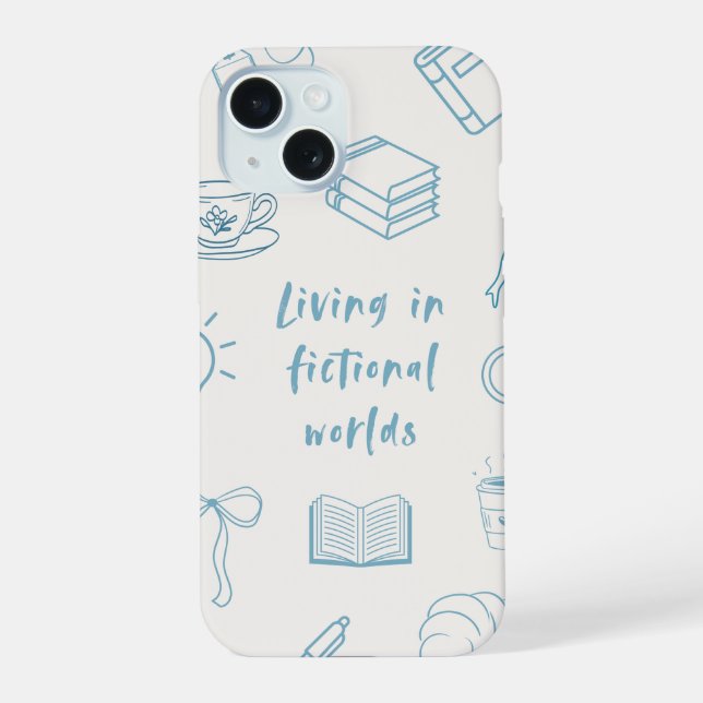 Funda de teléfono con estética libresca (Reverso )
