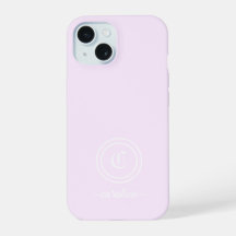 Funda de teléfono con monograma y nombre personali