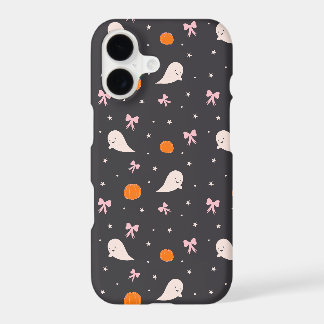 Funda de teléfono con patrón de fantasma de Hallow