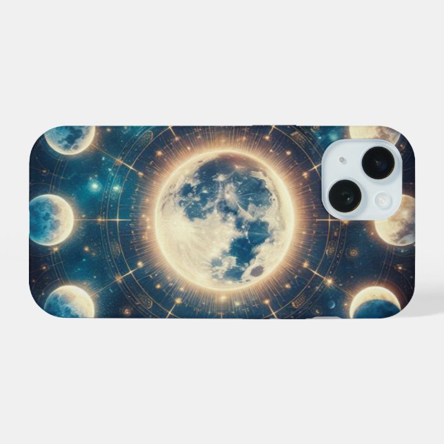 funda de teléfono con tema celestial (Reverso Horizontal)