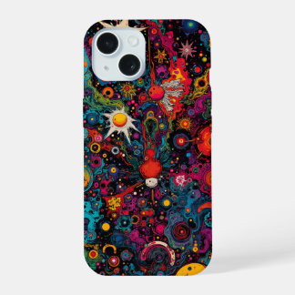 Funda de teléfono cósmica psicodélica