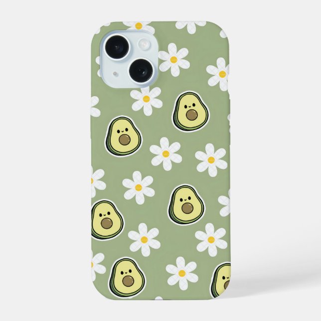 Funda de teléfono de aguacate (Reverso )