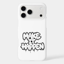 Funda de teléfono de arte de texto de grafiti urba