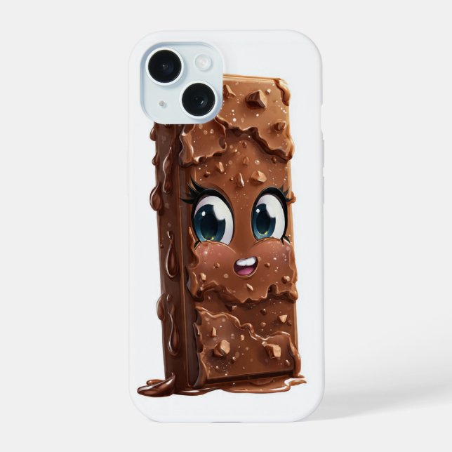 Funda de teléfono de barra de chocolate | Chocolat (Reverso )