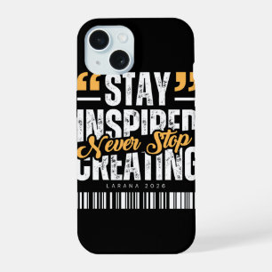 Funda de teléfono de cita motivacional Mantente In