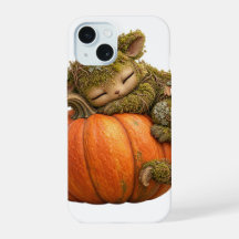 Funda de teléfono de criatura de musgo de fantasía