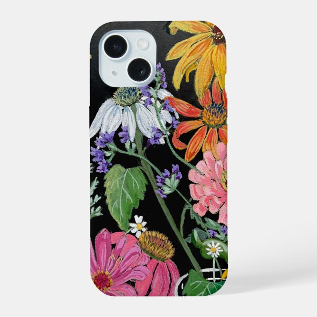 Funda de teléfono de flores (Reverso )