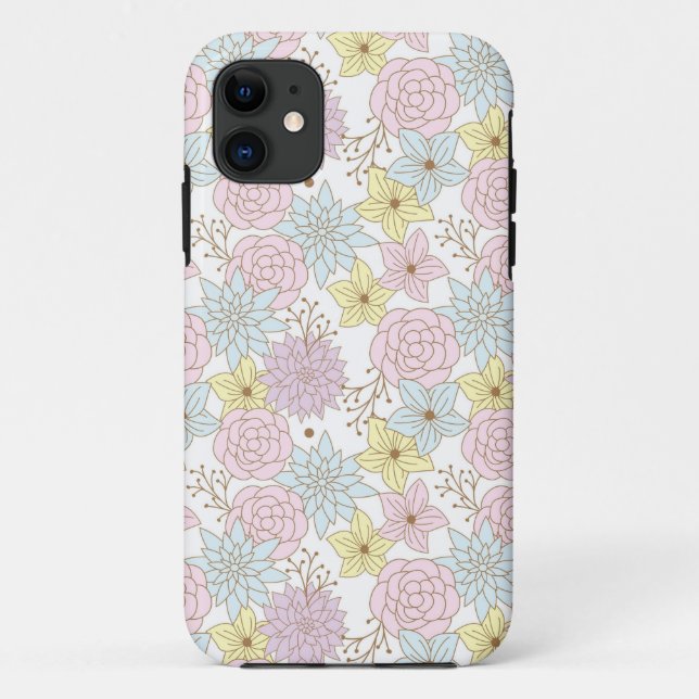 funda de teléfono de flores de primavera (Reverso)