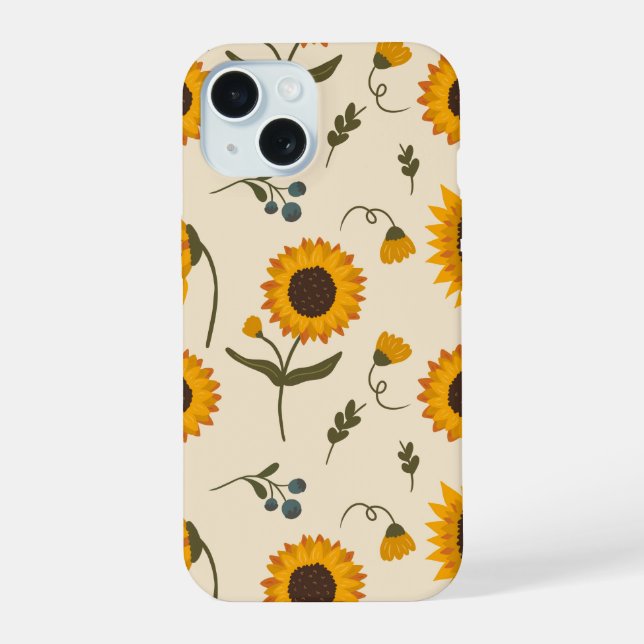 Funda de teléfono de jardín de girasoles (Reverso )
