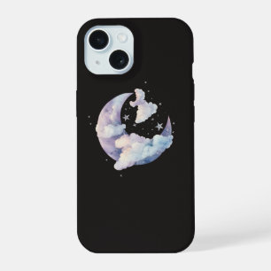 Funda de teléfono de Luna y Nubes Soñadoras