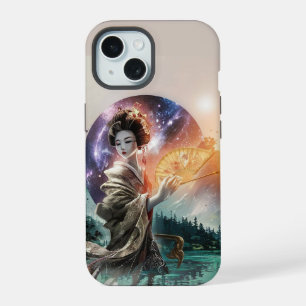 Funda de teléfono de mujer japonesa