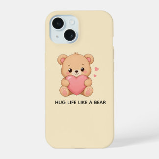 FUNDA DE TELÉFONO DE OSO ADORABLE