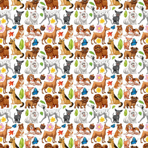 Funda de teléfono de perros animados
