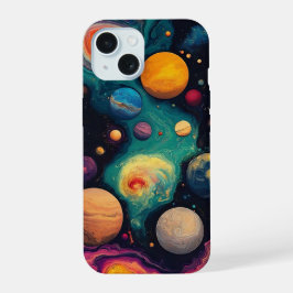 Funda de teléfono de planetas cósmicos