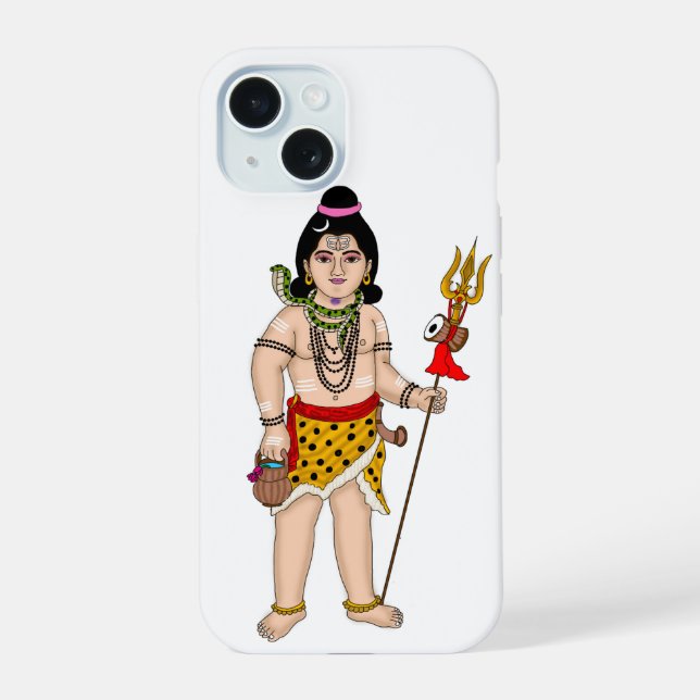 Funda de teléfono de Shiva niño (Reverso )