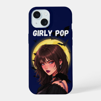 Funda de teléfono de vampiro pop femenino