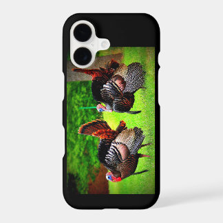 Funda de teléfono decorada con pavos salvajes
