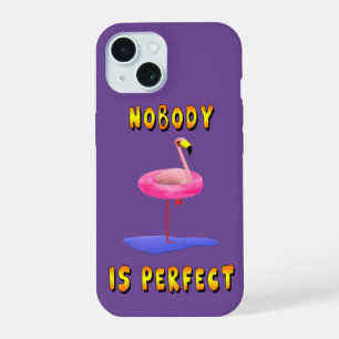 Funda de teléfono divertida de flamenco Nadie Es P