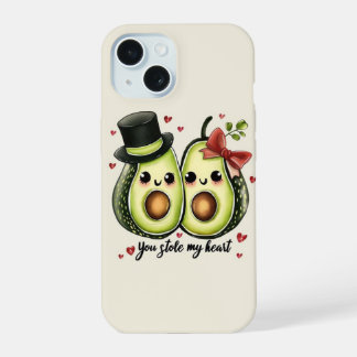 Funda de teléfono estética de amor kawaii