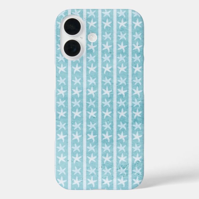 Funda de teléfono estrella de mar azul turquesa pl (Reverso )