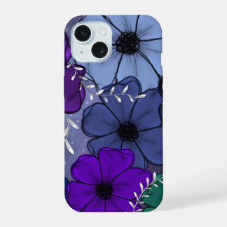 Funda de teléfono floral