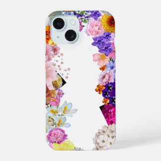 Funda de teléfono floral