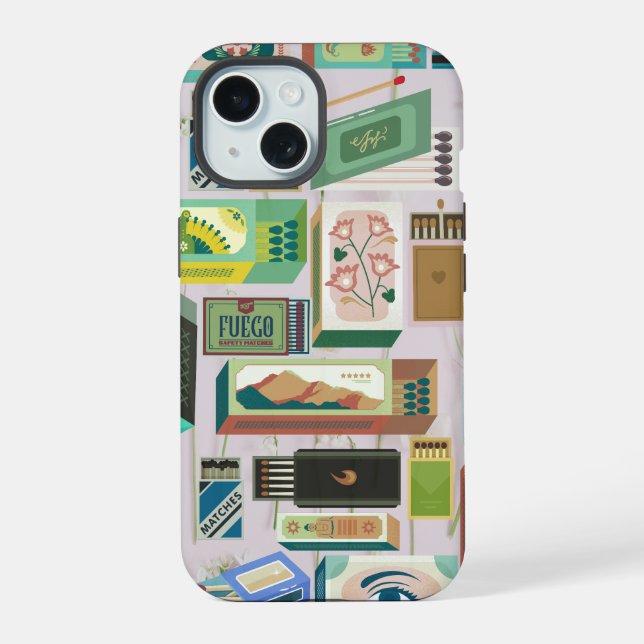Funda de teléfono Green Matchbox (Reverso )