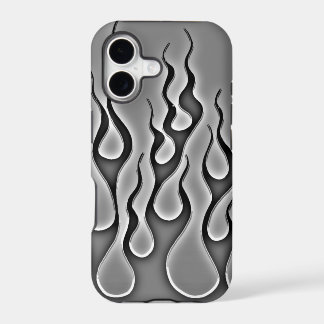 Funda de teléfono Grey Ghost Flames