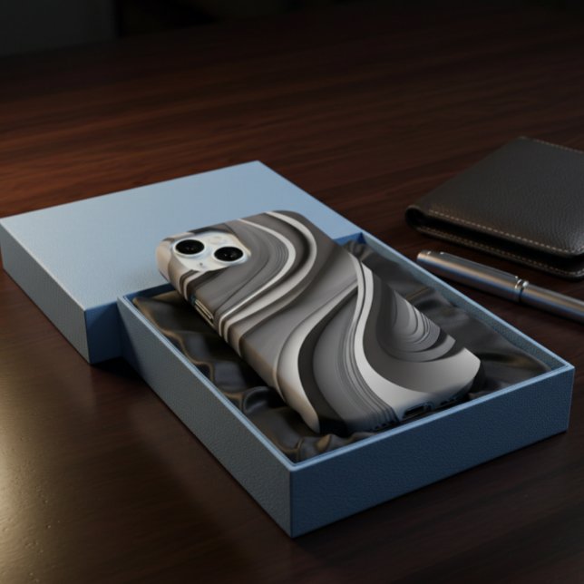 Funda de teléfono gris moderna de moda (Subido por el creador)