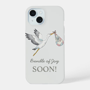 Funda de teléfono limpia y retro adorable ramo d